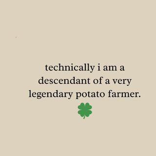 Legendary Potato Farmer Descendant Funny Irish Heritage Tee