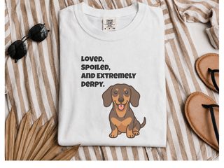 Derpy Dachshund doodle dog shirt - photo 1