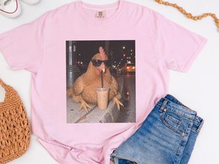 Cool Chicken Iced Coffee funny shirt - photo 4