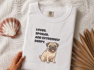 Derpy Fawn Pug doodle dog shirt - photo 1