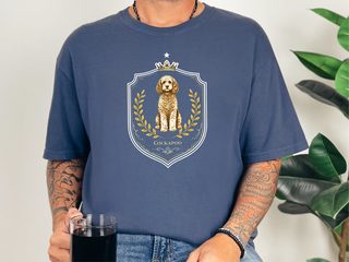 Comfort Colors Cockapoo Royal Crest doodle dog shirt - photo 8