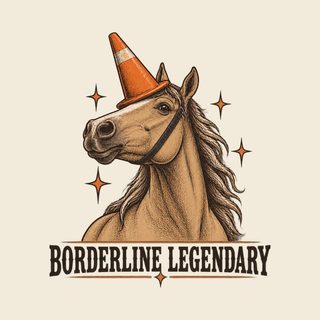 Traffic Cone Horse Unicorn Funny Horse Sweatshirt Graphic Shirt