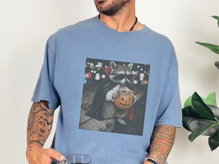 Raccoon Dracula Halloween Candy Bucket funny shirt - photo 5
