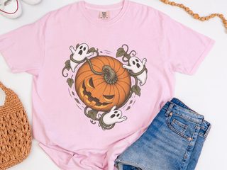 Spooky Ghost Pumpkin Vines funny shirt - photo 6