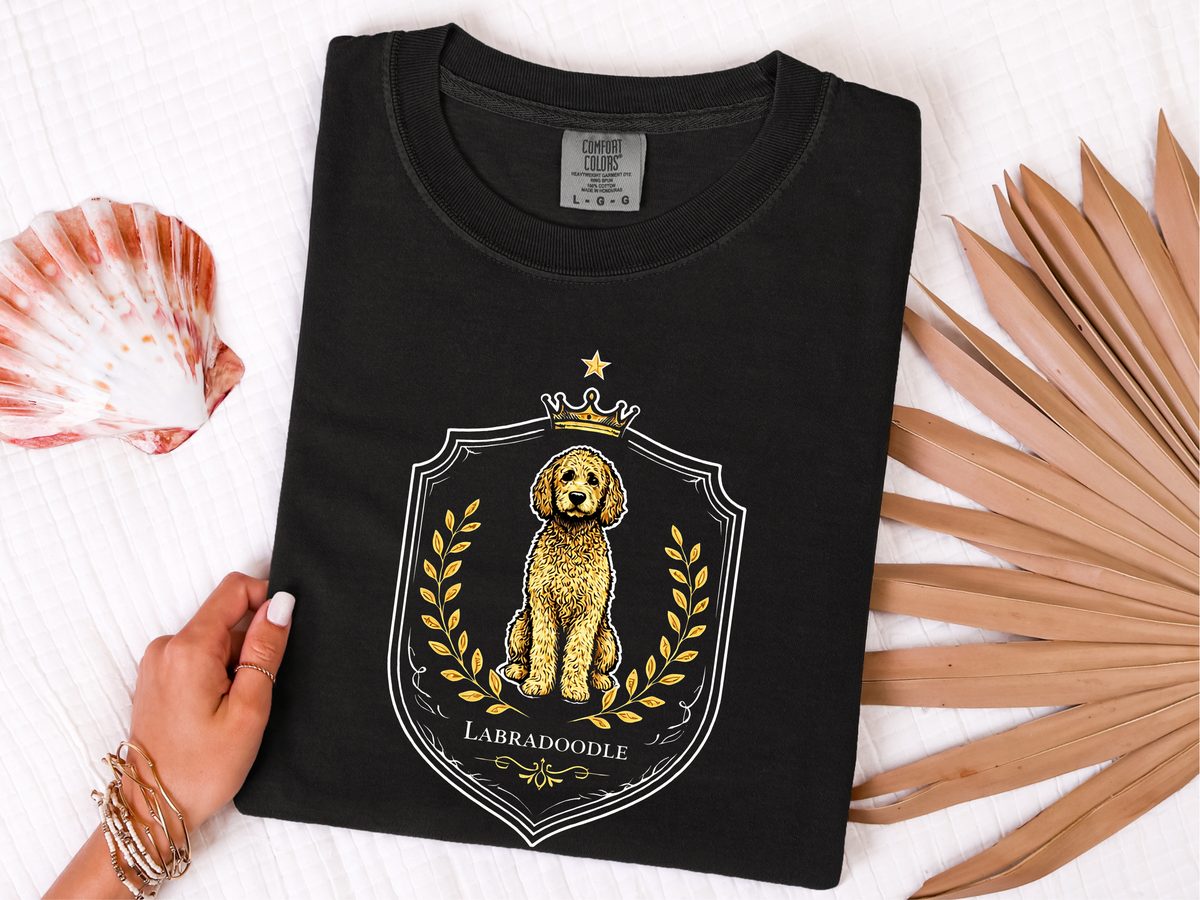 Comfort Colors Labradoodle Royal Crest Vintage Dog Breed Pet Lover Tee