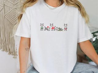 Cute Christmas Goats Lineup funny shirt - photo 4