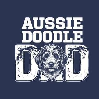 Aussiedoodle Dad Comfort Colors T-Shirt Retro Dog Owner Apparel