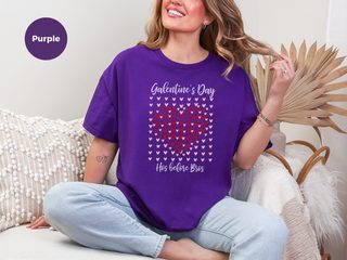 Galentine's Day Hos Before Bros Heart Mosaic funny shirt - photo 8