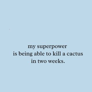 My Superpower Cactus Killer Tee: Funny Plant Failure Sarcastic Gift