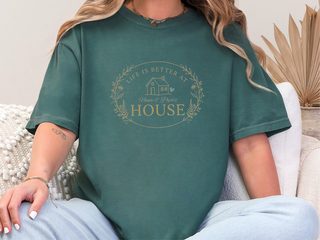 Life Is Better At House Nana Papa's funny shirt - photo 6