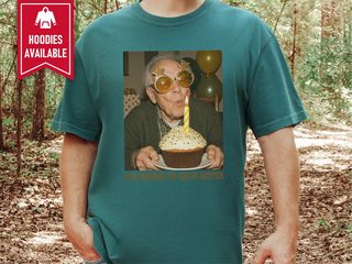 Senior Birthday Cupcake Star Glasses funny shirt - photo 6