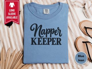 Napper Keeper Script Typography funny shirt - photo 5