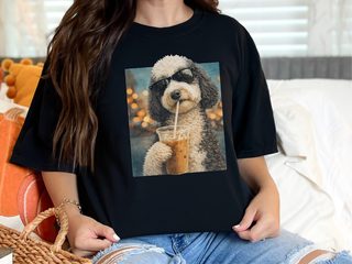 Comfort Colors Sheepadoodle Iced Coffee Cool Dog doodle dog shirt - photo 2