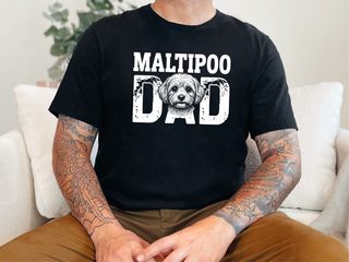Maltipoo Dad doodle dog shirt - photo 2