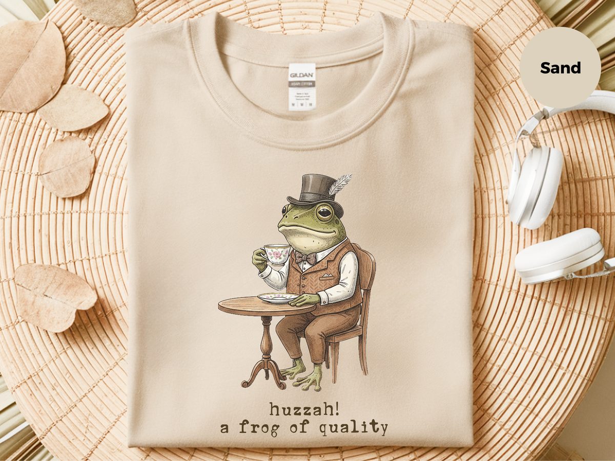 Huzzah, A Frog Of Quality - Sophisticated Dapper Gentleman Frog Meme