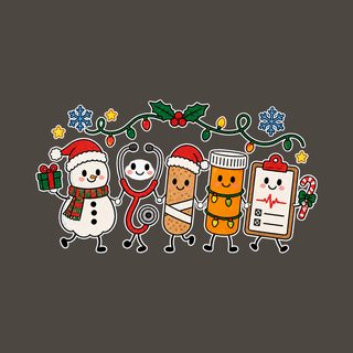 Snowman Nurse Christmas Squad - ICU Nurse Christmas Shirt Top