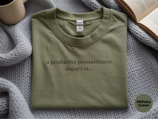 A Productive Procrastinator Doesn't Exist funny shirt - photo 7