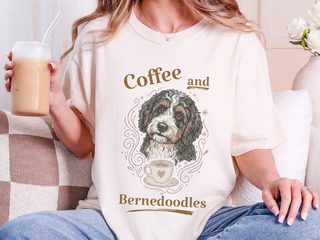 Coffee And Bernedoodles doodle dog shirt - photo 7