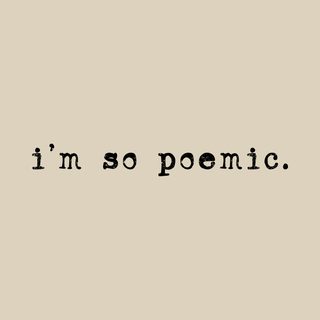 Poetry Lover's Literary Gift Tee for Bookworms & Rhyme Enthusiasts