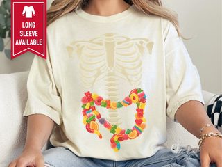 Gummies Skeleton Intestines funny shirt - photo 7