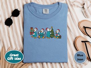 Christmas Scrub Ducks funny shirt - photo 5