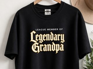 League Member Of Legendary Grandpa funny shirt - photo 2