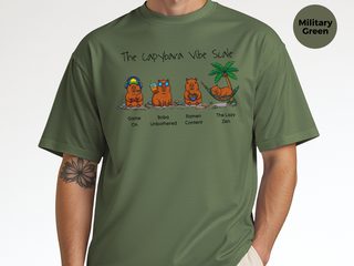 Capybara Vibe Scale Gamer Boba Ramen Relaxing funny shirt - photo 8