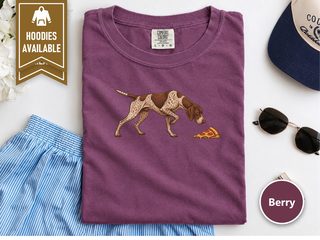 German Pointer Pizza Point doodle dog shirt - photo 4