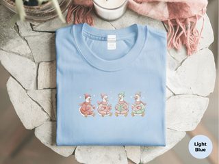 Valentine Bookworm Geese funny shirt - photo 1