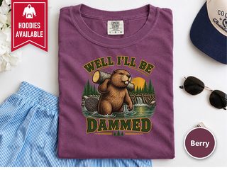Well I'll Be Dammed Beaver funny shirt - photo 6