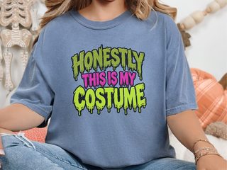 Slime Dripping Honestly Costume Text funny shirt - photo 4