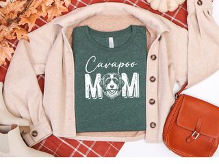 Cavapoo Mom doodle dog shirt - photo 4