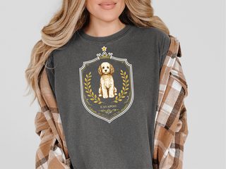 Comfort Colors Cavapoo Royal Crest doodle dog shirt - photo 3