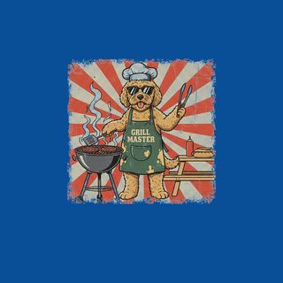 Goldendoodle Grill Master BBQ Dog Lover Gift Summer Cookout Shirt