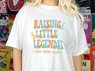 Raising Little Legends Boy Mom Club funny shirt - photo 2