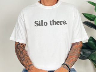 Silo There Dark Grey Wordplay funny shirt - photo 3