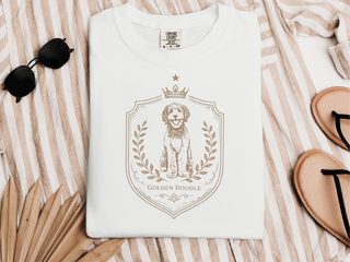 Comfort Colors Golden Doodle Crest doodle dog shirt - photo 1