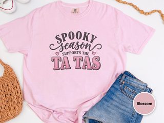 Spooky Season Supports Ta Tas funny shirt - photo 7