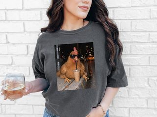 Cool Chicken Iced Coffee funny shirt - photo 3
