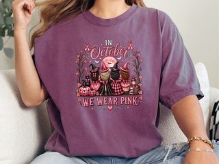 Pink Witches Breast Cancer Squad funny shirt - photo 8