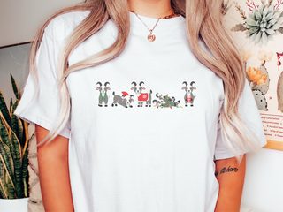 Cute Christmas Goats Lineup funny shirt - photo 1