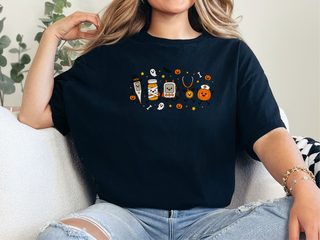 Cute Halloween Medical Kawaii Characters funny shirt - photo 3