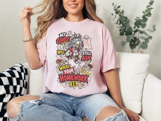 My Ghost Will Still Ask Where Your Homework Is funny shirt - photo 3