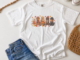 Labradoodle Fall Activities Lineup doodle dog shirt - photo 1