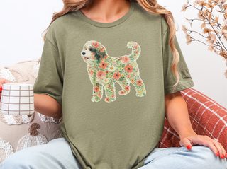 Bernedoodle Floral Silhouette - photo 5