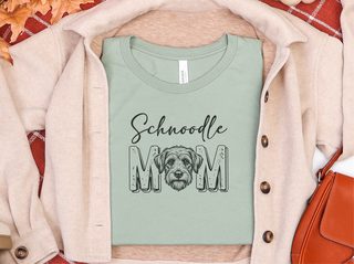 Schnoodle Mom doodle dog shirt - photo 5