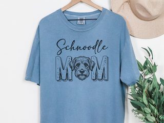 Comfort Colors Schnoodle Mom doodle dog shirt - photo 6