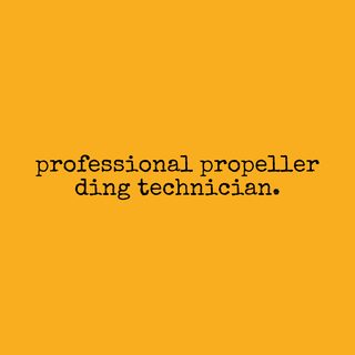 Professional Propeller Ding Technician Boating Fail Humor T-Shirt
