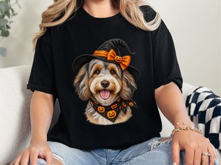 Aussiedoodle Halloween Witch Hat - photo 4