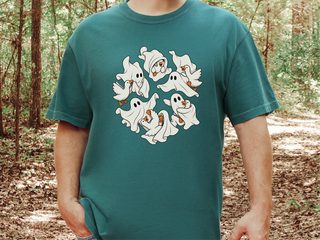 Ghost Playing With Goose funny shirt - photo 7
